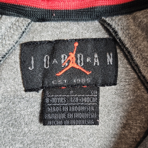 Nike Air Jordan Jumpman Boys Full Zip Sweatshirt Track Jacket Size Small - Picture 4 of 6